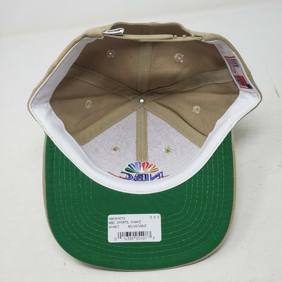 Vintage NBC Sports Sports Specialties Strapback Baseball Hat Cap Mens OS Tan - Picture 4 of 5